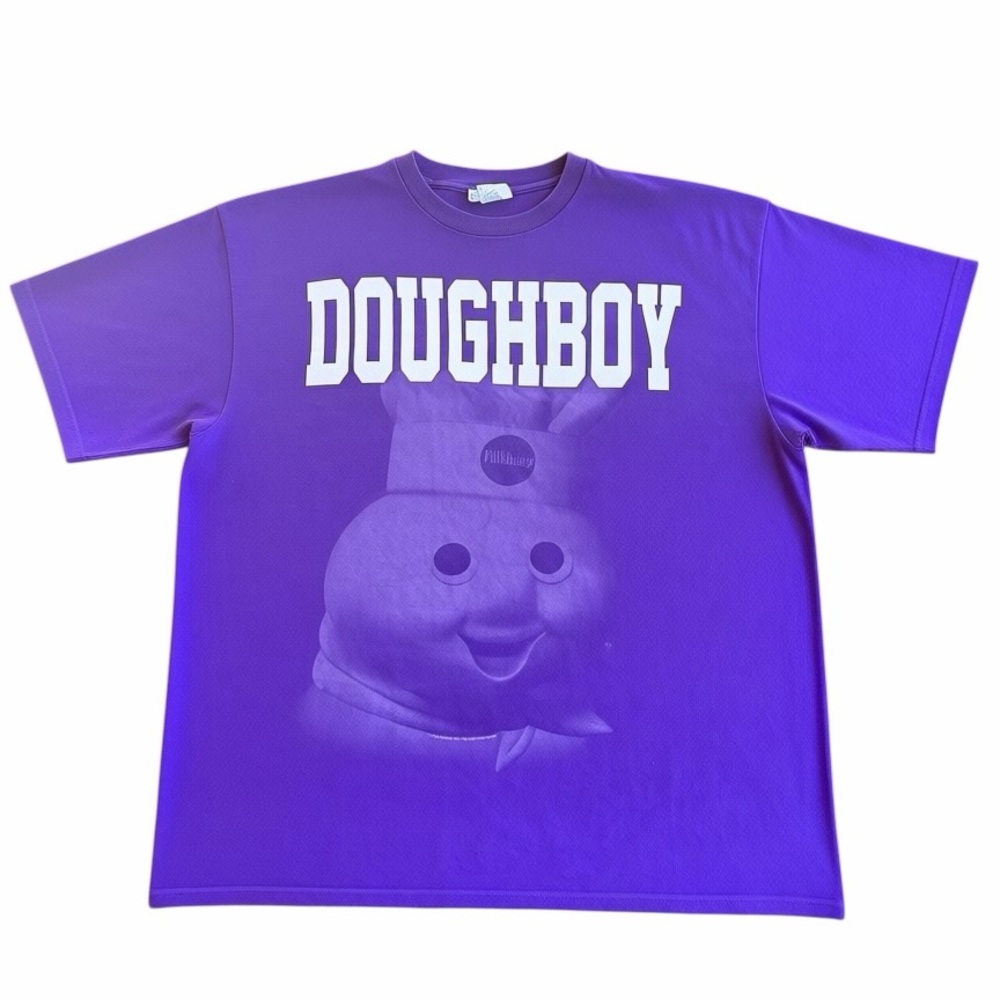 Late 1990s/Y2K Delta Pro Weight Pillsbury Doughboy 100% Preshrunk Cotton T-Shirt